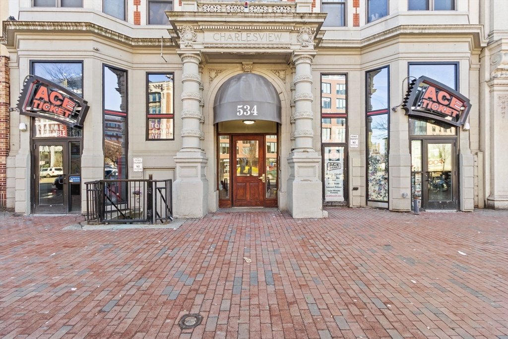 534 Commonwealth Avenue, Unit 3A Boston, MA 02215 - Photo 15 of 18 a view of a building with large windows
