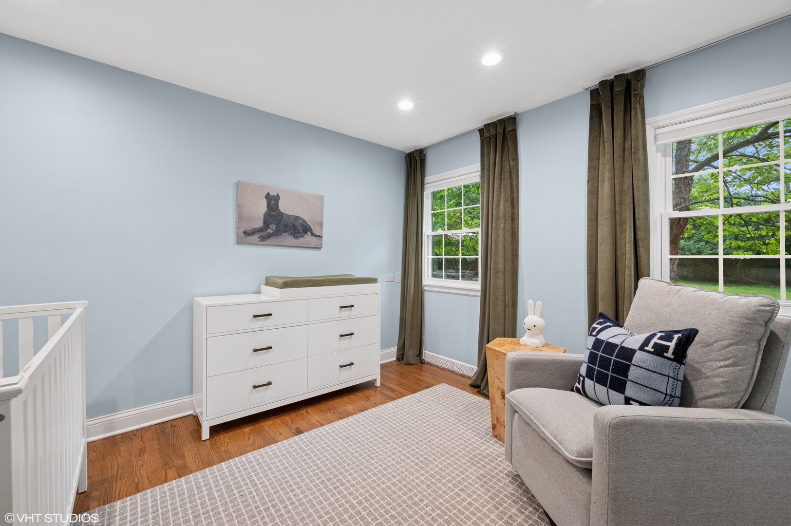 1560 Tower Road Winnetka, IL 60093 - Photo 19 of 27 a bedroom with a bed and a couch