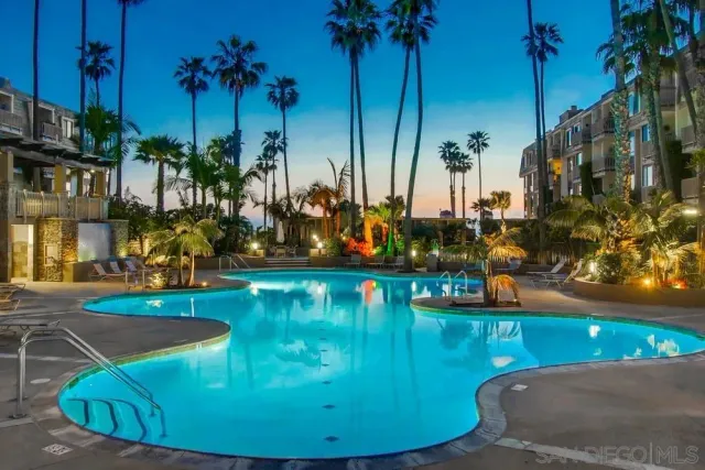 a view of a swimming pool