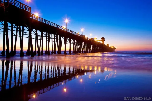 a view of an ocean and beach