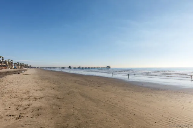 a view of beach and ocean