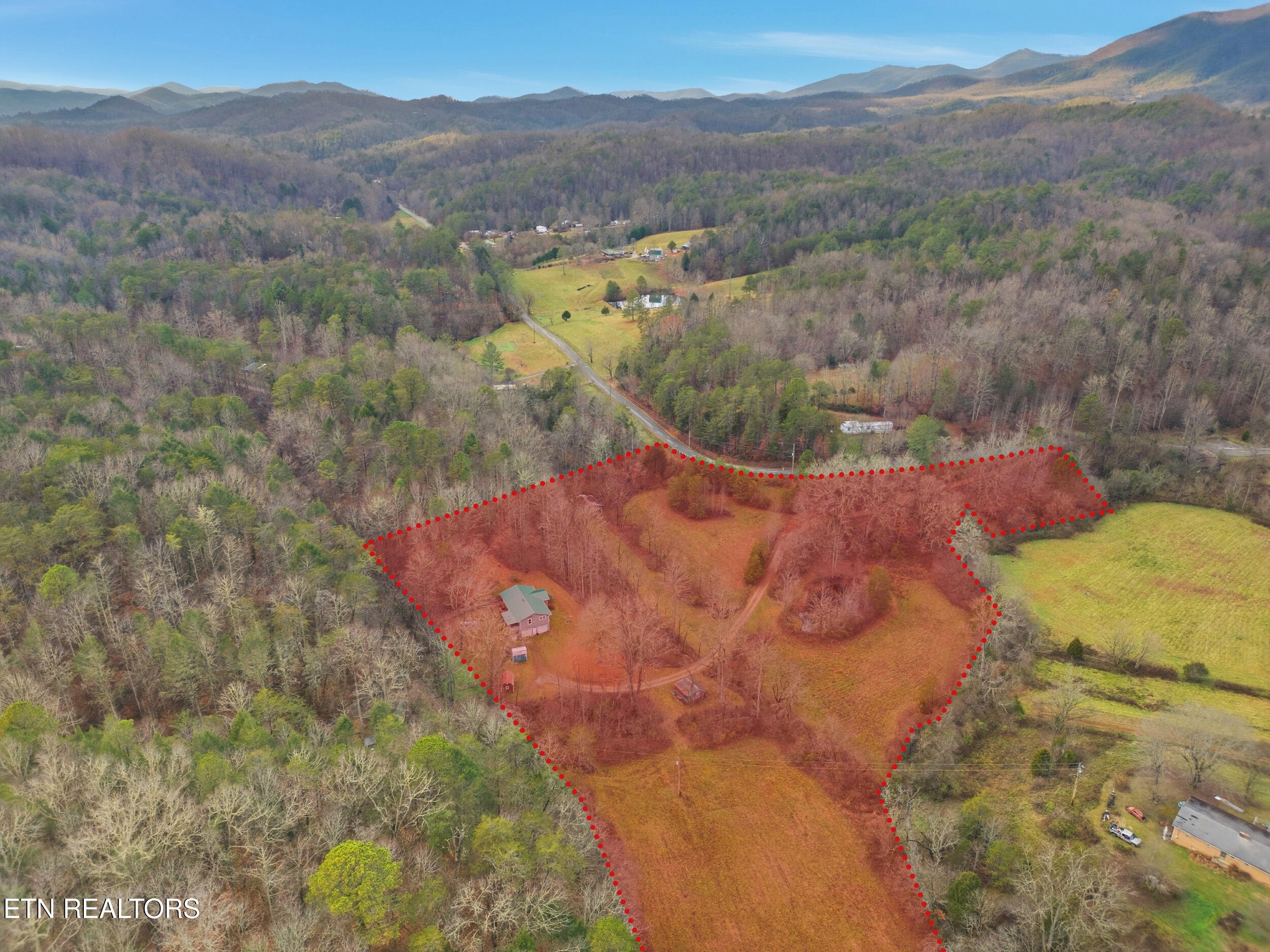 3522 Bogard Road Cosby, TN 37722 - Photo 48 of 48 50_property line 1