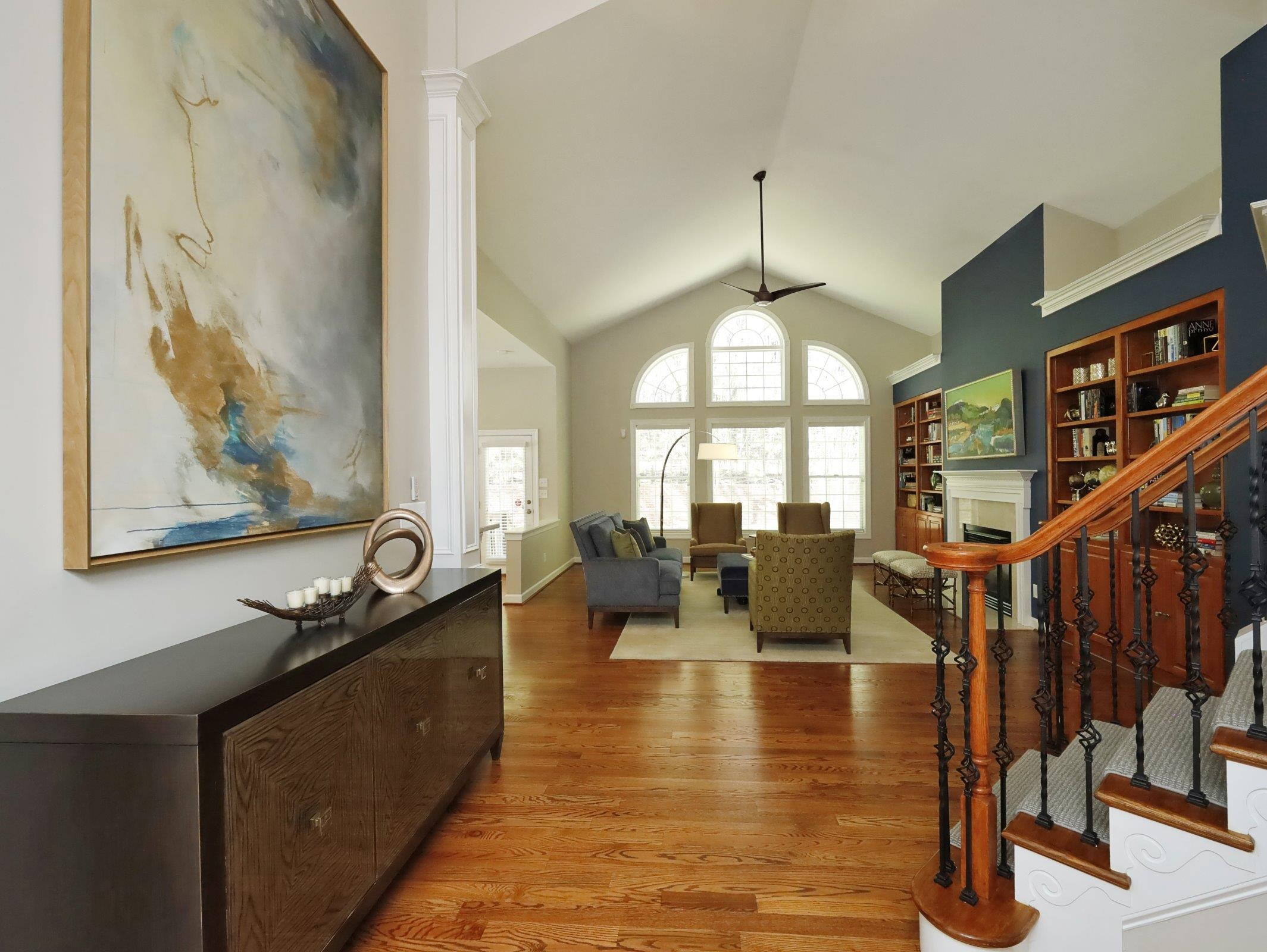 2565 Bittersweet Drive Durham, NC 27705 - Photo 7 of 37 a living room with lots of furniture and hard wood flooring