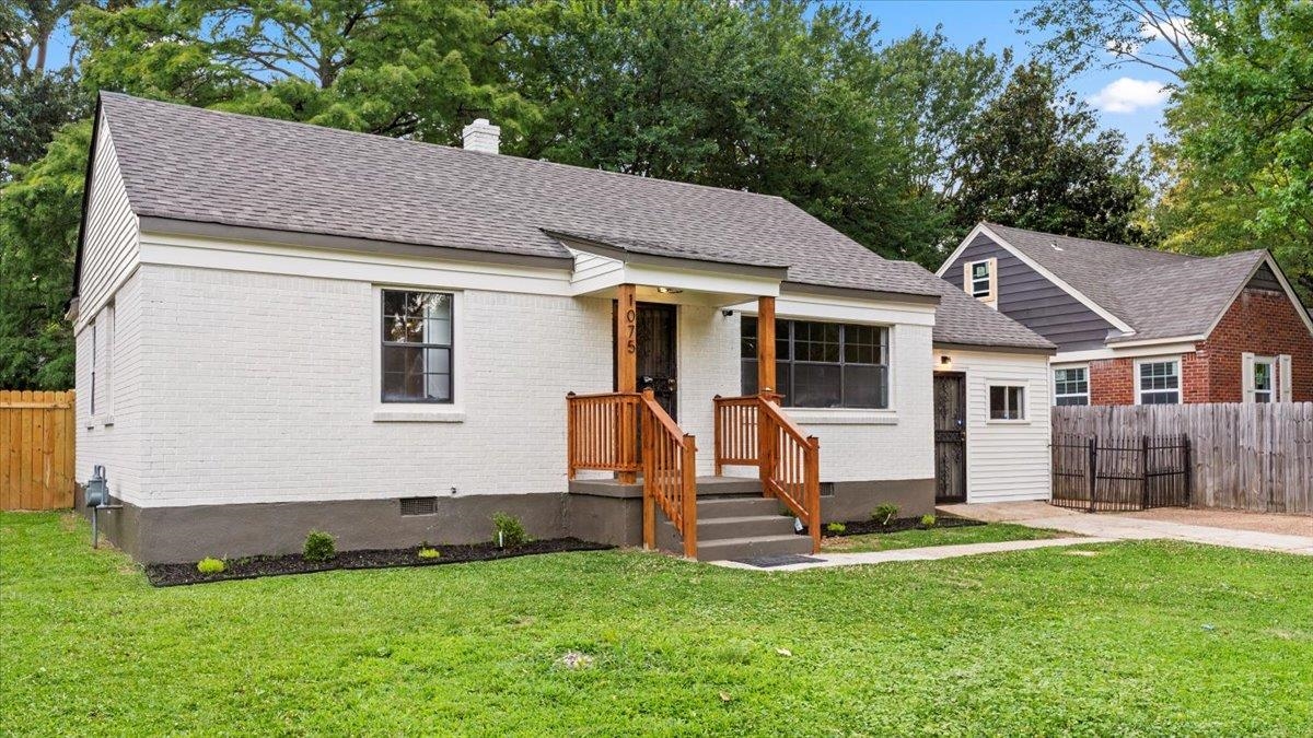 1075 Railton Road Memphis, TN 38111 - Photo 2 of 25 a aerial view of a house with a yard patio and a tree