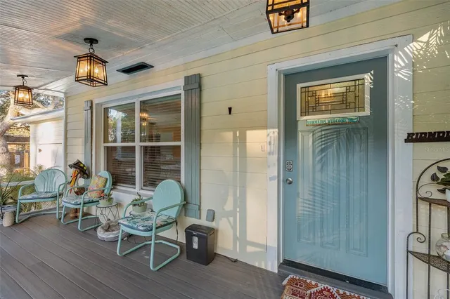 a workspace with furniture window and outside view