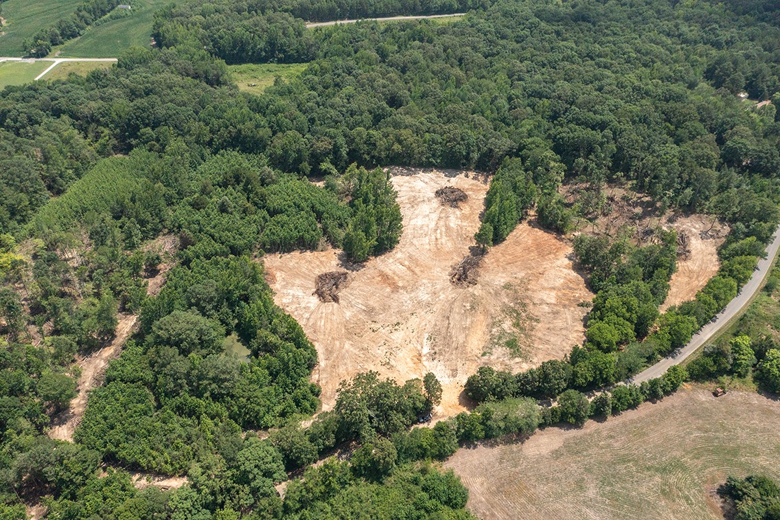 0 Brewer Road Camden, TN 38320 - Photo 40 of 44 an aerial view of a house with a yard