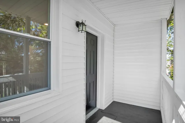 a view of a street from a balcony