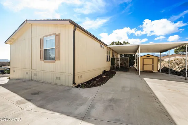 a view of a door and a window