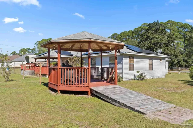 a view of outdoor space with seating