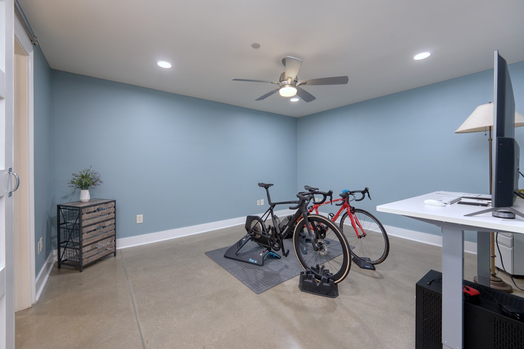 1201 Front Avenue, Unit 522 Columbus, GA 31901 - Photo 44 of 56 a view of a room with gym equipment