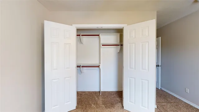 a view of closet area