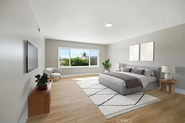 wooden floor in a room