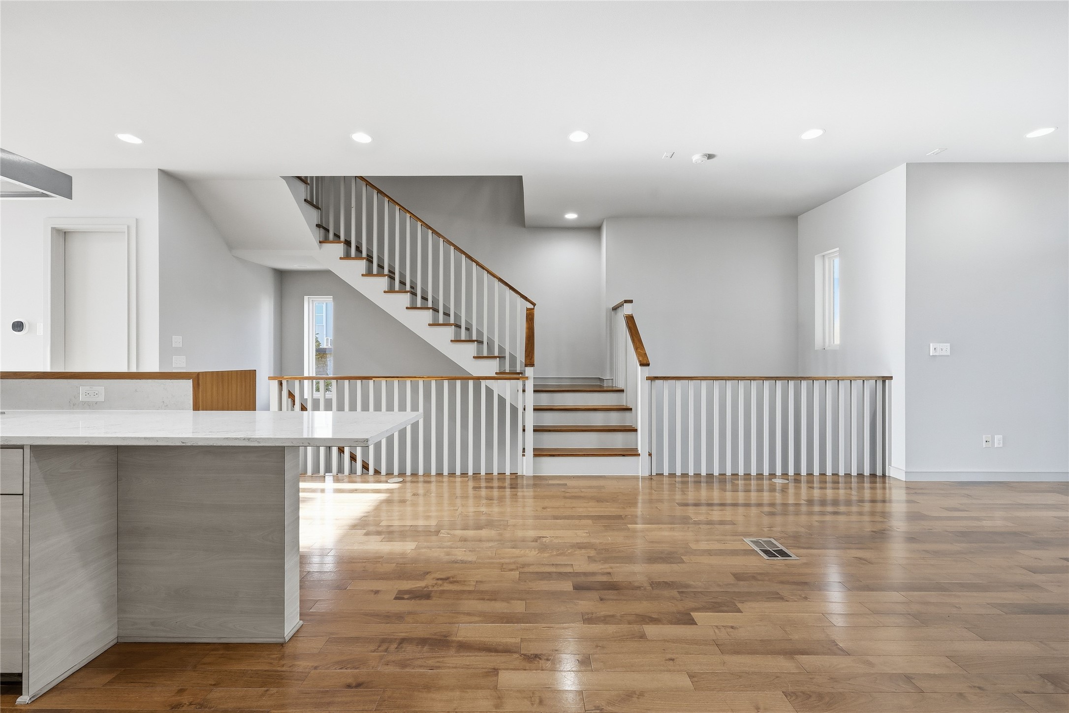 3507 Harmon Avenue Austin, TX 78705 - Photo 14 of 36 a view of entryway and hall with wooden floor