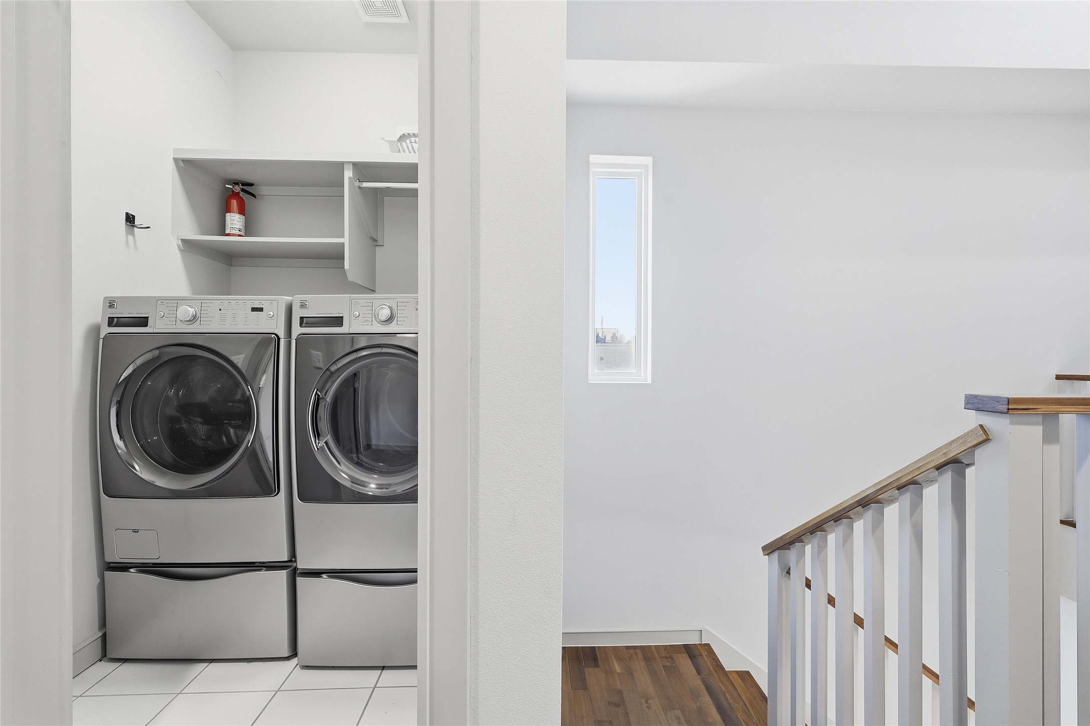 3507 Harmon Avenue Austin, TX 78705 - Photo 30 of 36 a view of a hallway with washer and dryer