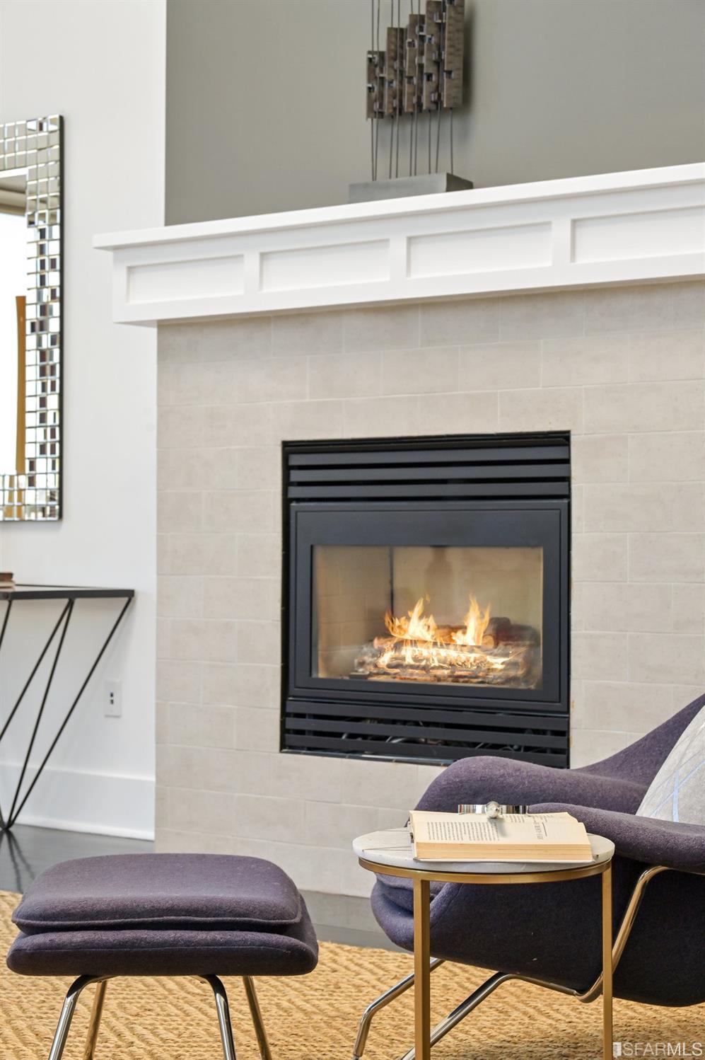 638 Minna, Unit 7 San Francisco, CA 94103 - Photo 15 of 57 a living room with furniture and a fireplace