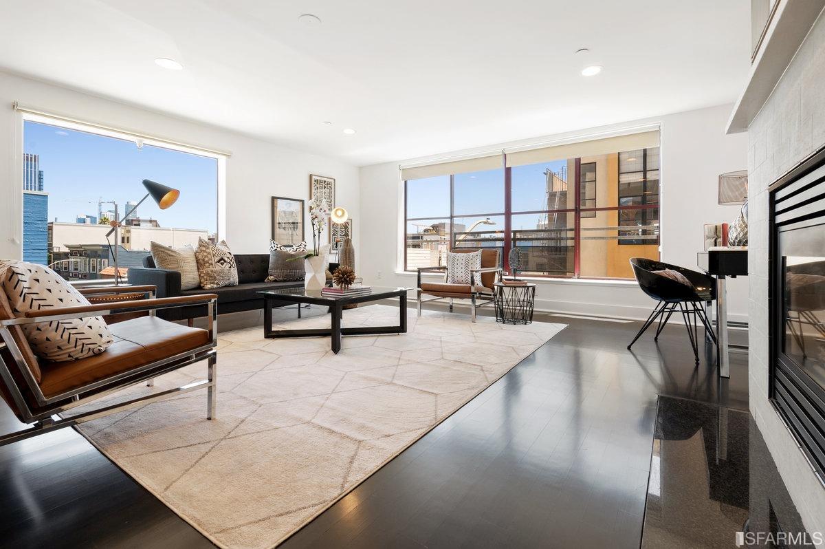 638 Minna, Unit 7 San Francisco, CA 94103 - Photo 28 of 57 a living room with furniture and a table