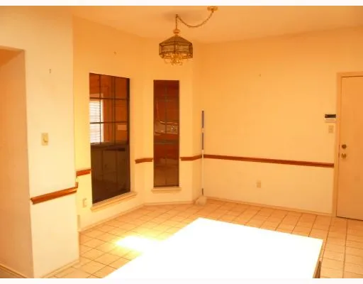 a view of a room with painted walls