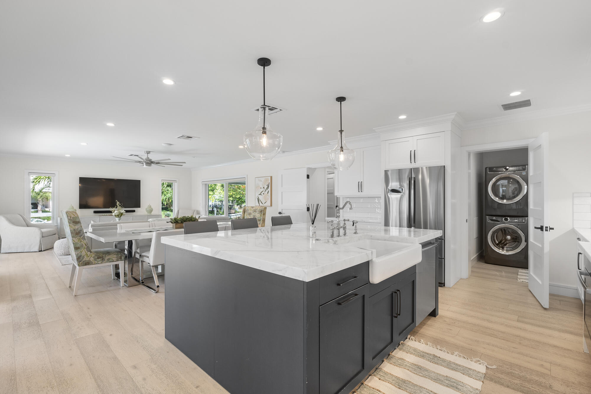 943 Pepperridge Terrace Boca Raton, FL 33486 - Photo 12 of 85 Kitchen Island, Dining & Family Room