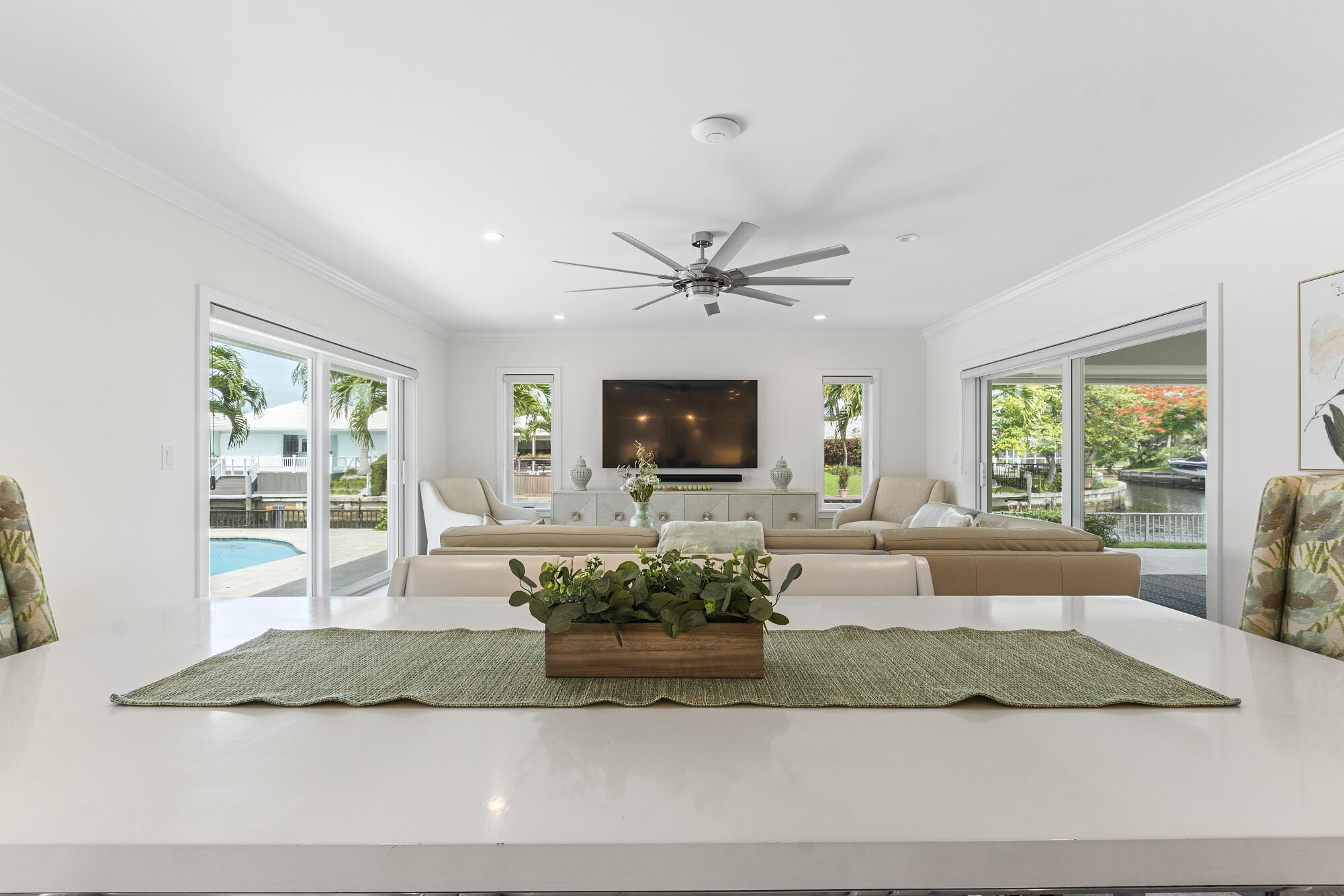 943 Pepperridge Terrace Boca Raton, FL 33486 - Photo 15 of 85 Kitchen Island, Dining & Family Room