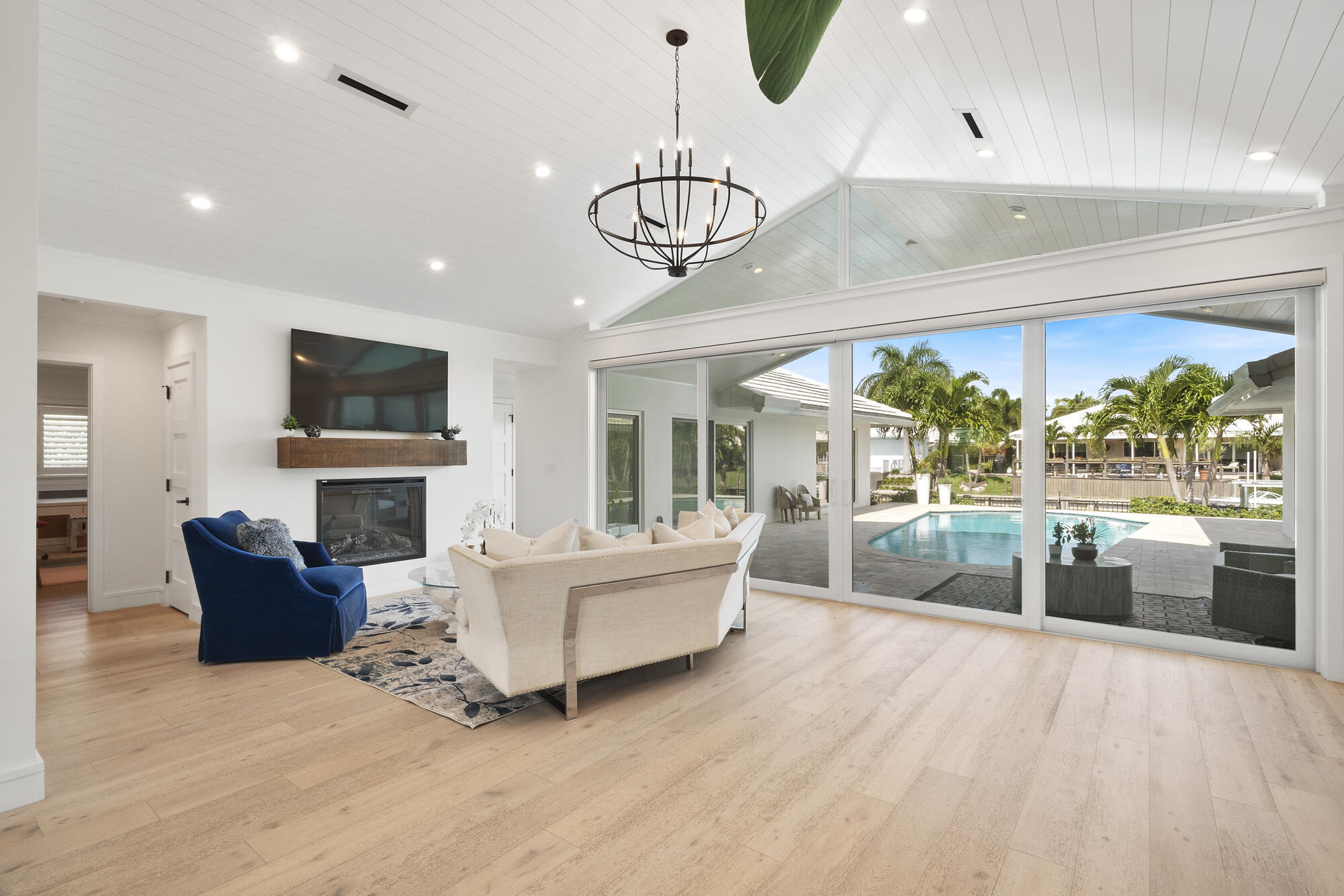 943 Pepperridge Terrace Boca Raton, FL 33486 - Photo 7 of 85 Living Room w/ view of Pool & Water