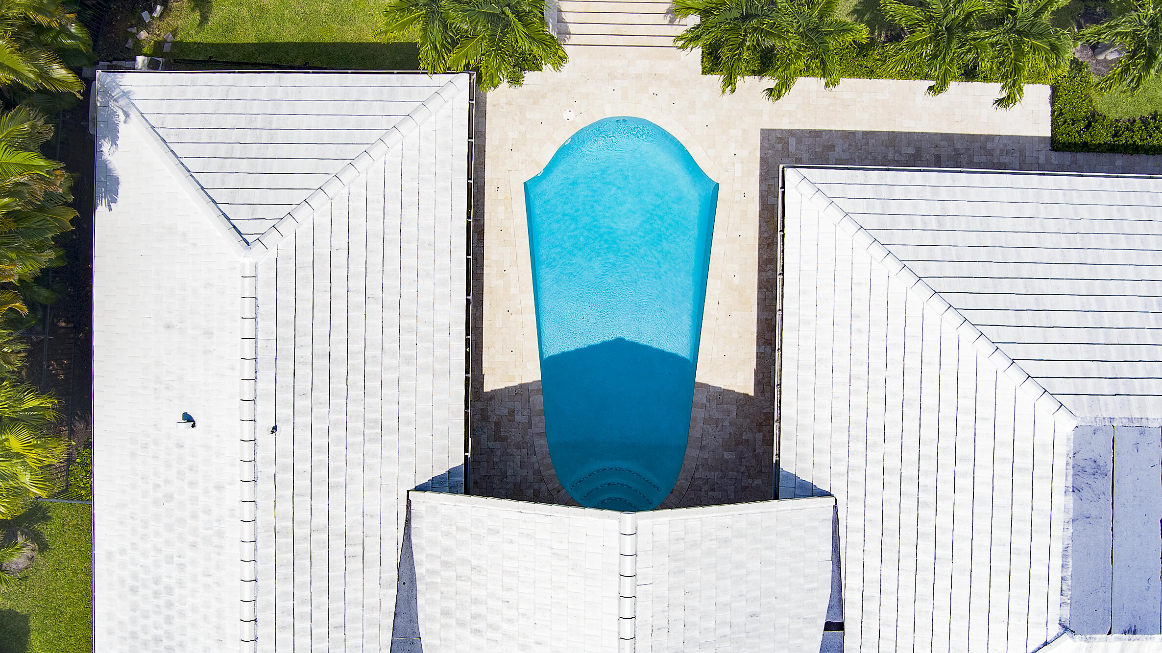 943 Pepperridge Terrace Boca Raton, FL 33486 - Photo 76 of 85 Aerial Bell Shaped Heated Pool
