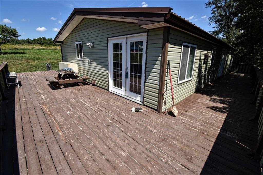 1041 Barr Run Road Marianna, PA 15345 - Photo 6 of 32 a view of backyard with deck and garden
