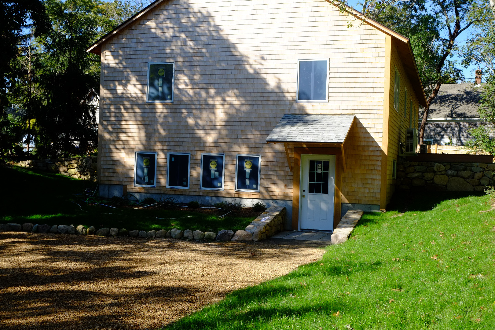 6 Cook Road Vineyard Haven, MA 02568 - Photo 6 of 15 east side entrance to lower level