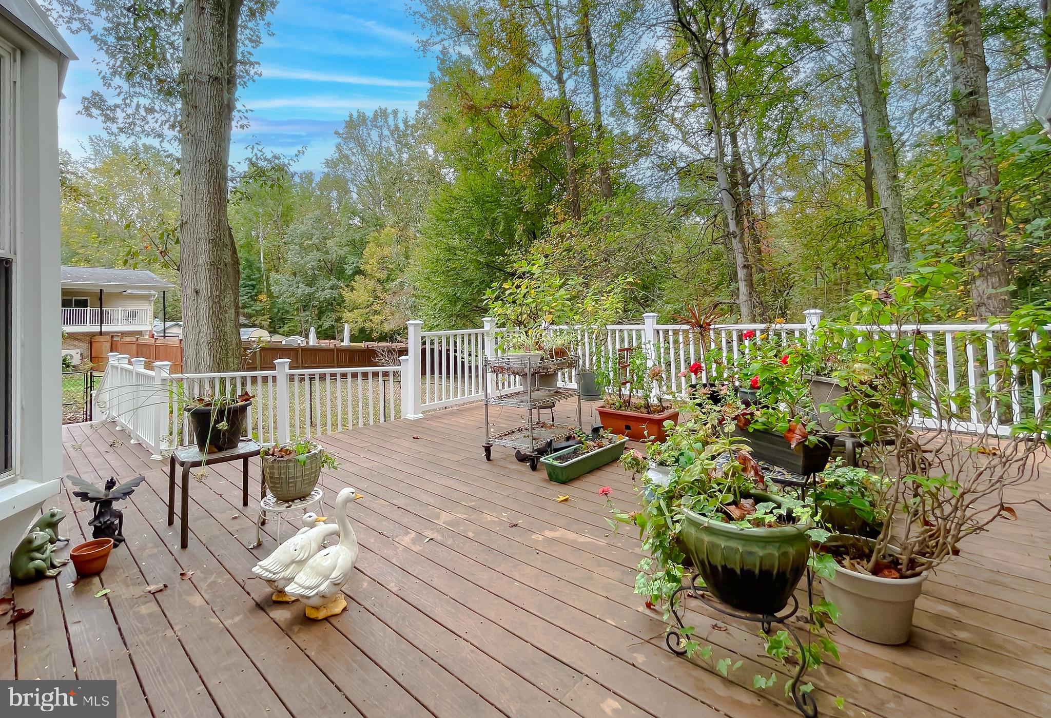 513 Clarks Run Road La Plata, MD 20646 - Photo 36 of 45 a view of a balcony with chairs and plants