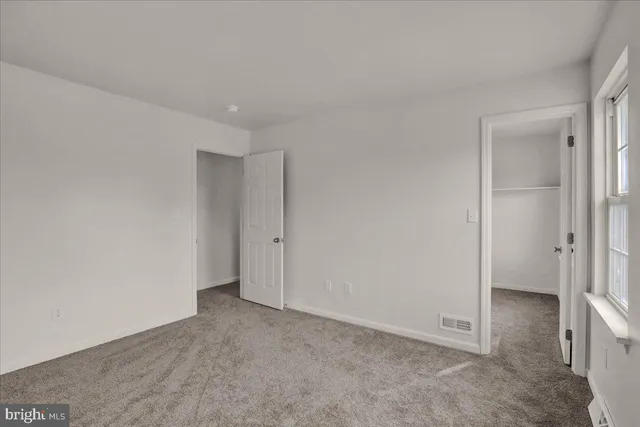 a view of an empty room