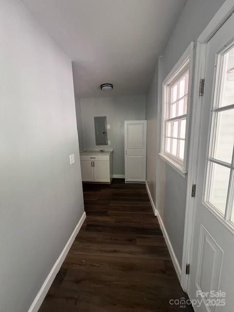 306 White Store Road Wadesboro, NC 28170 - Photo 18 of 24 a view of a hallway with wooden floor and staircase