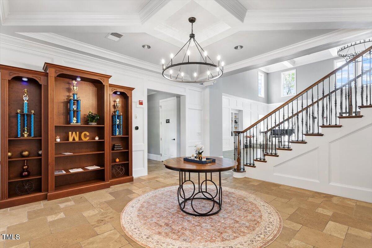 109 Willow View Lane Apex, NC 27539 - Photo 60 of 72 a view of a livingroom with furniture and an entryway
