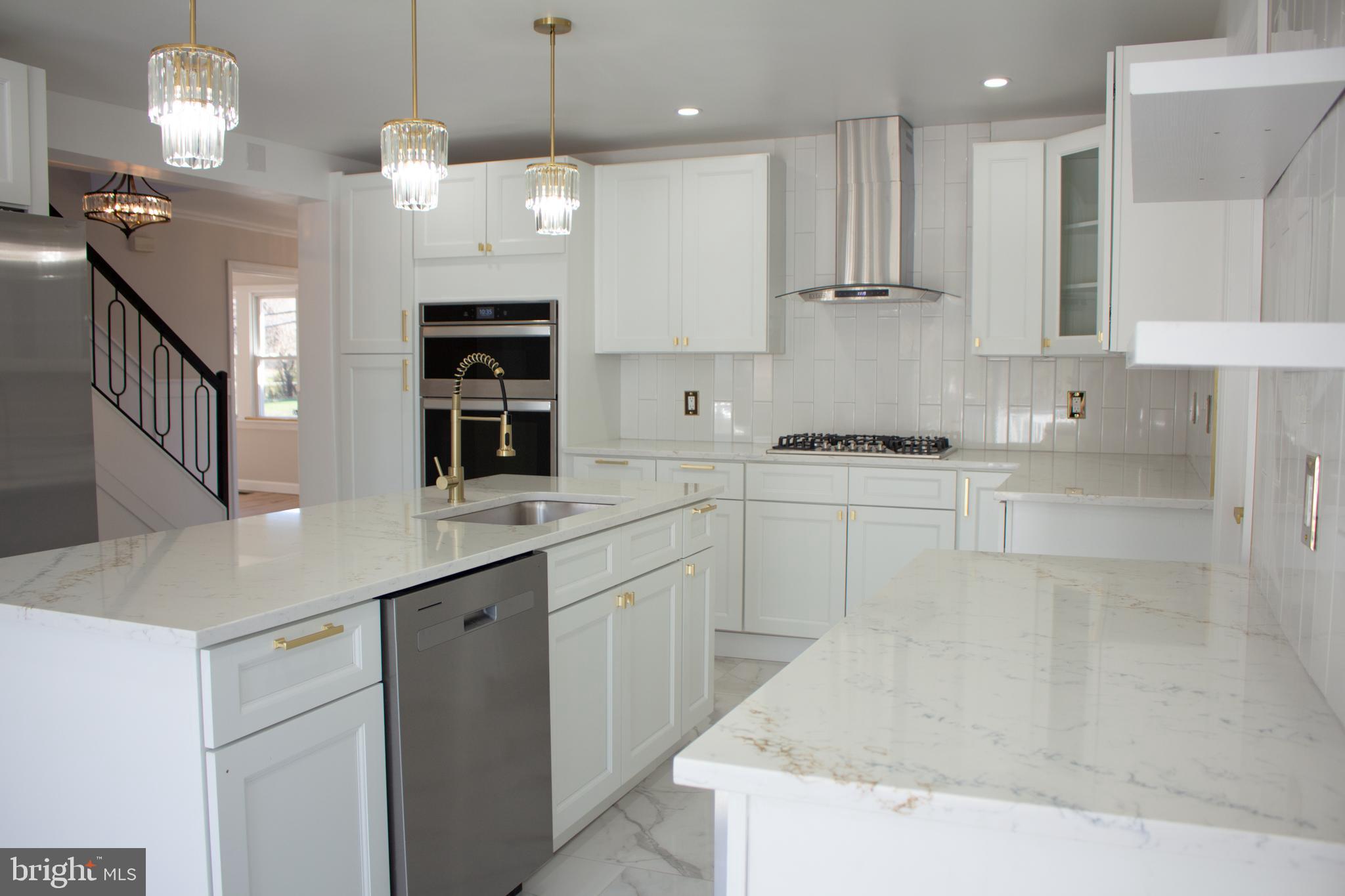 124 Warwick Road Lawnside, NJ 08045 - Photo 4 of 37 Stunning Kitchen with Island