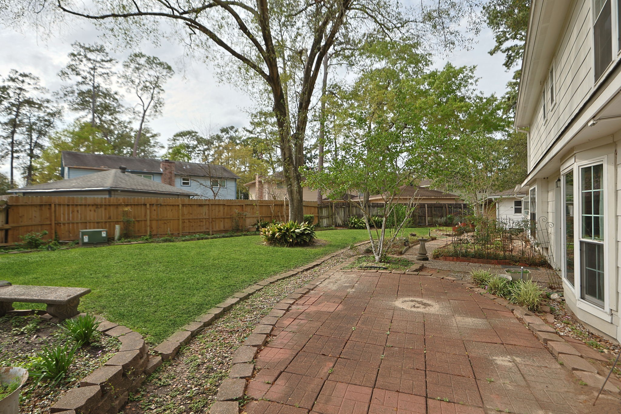17507 Oxhill Court Spring, TX 77388 - Photo 30 of 44 This enormous backyard has a lovelyextended patio, sidewalks, and is a great place to watch birds!
