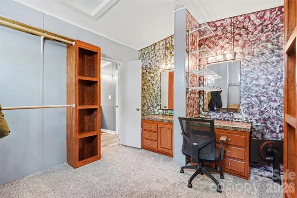 a view of empty room