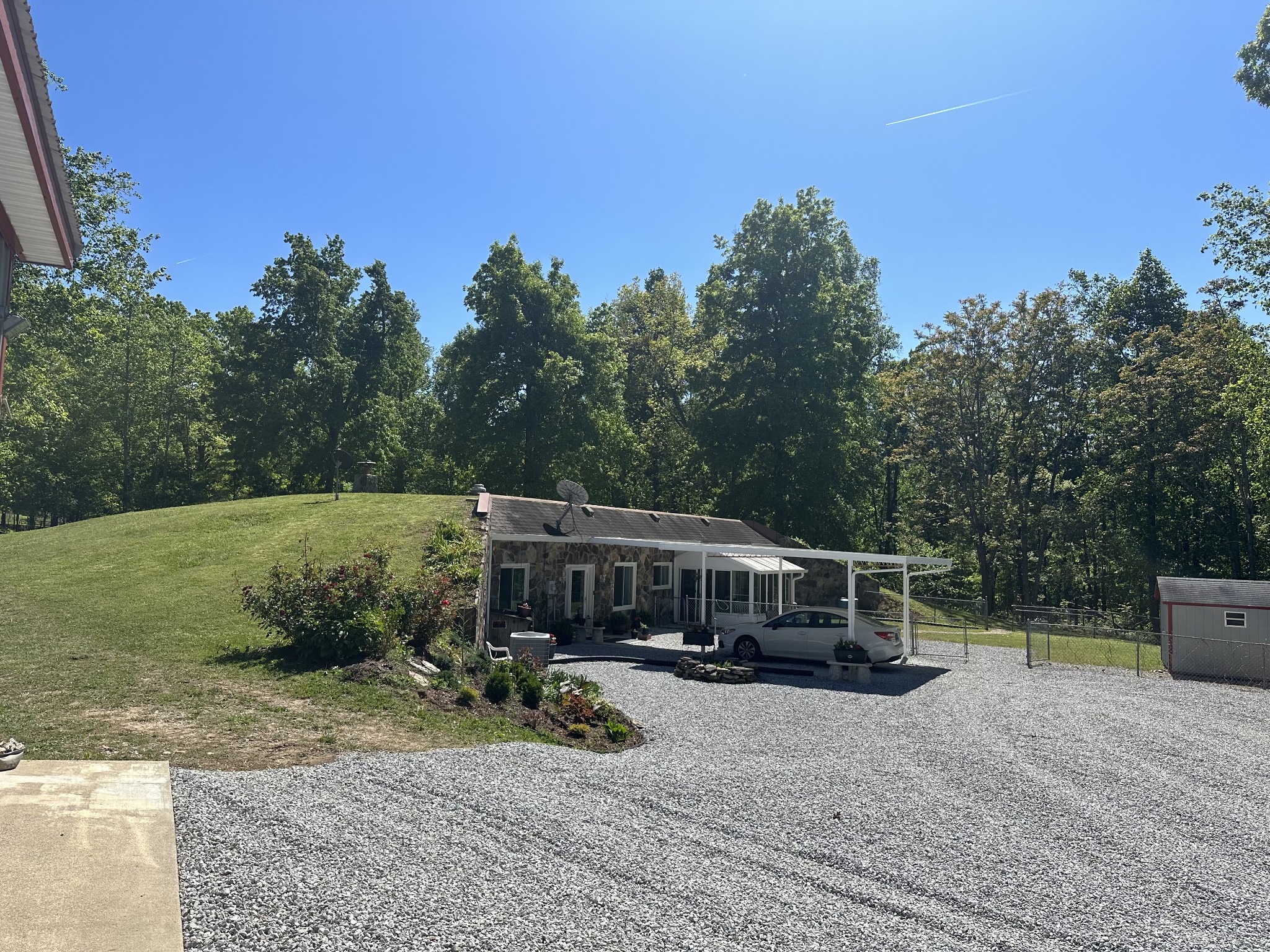 4829 Cole Ridge Road Beechgrove, TN 37018 - Photo 40 of 50 a view of a house with backyard and sitting area