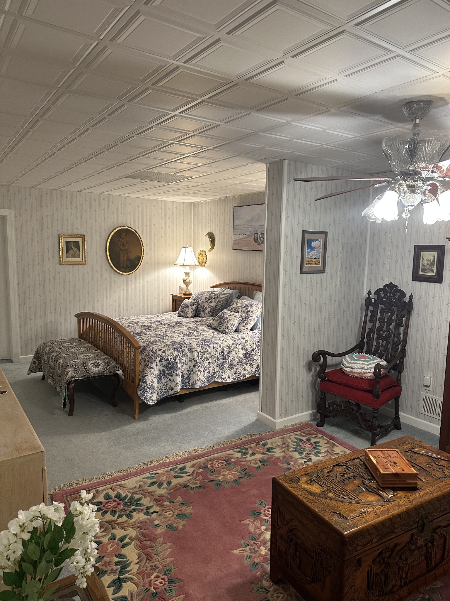 4829 Cole Ridge Road Beechgrove, TN 37018 - Photo 50 of 50 a bedroom with furniture and a mirror