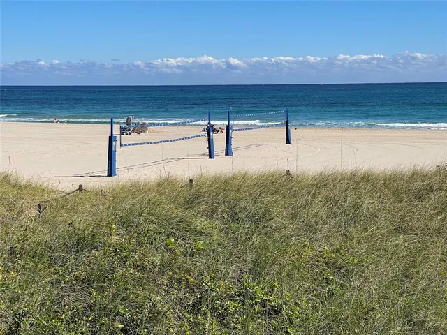 a view of an outdoor space and swimming pool