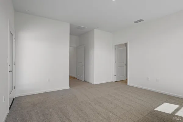 a view of an empty room
