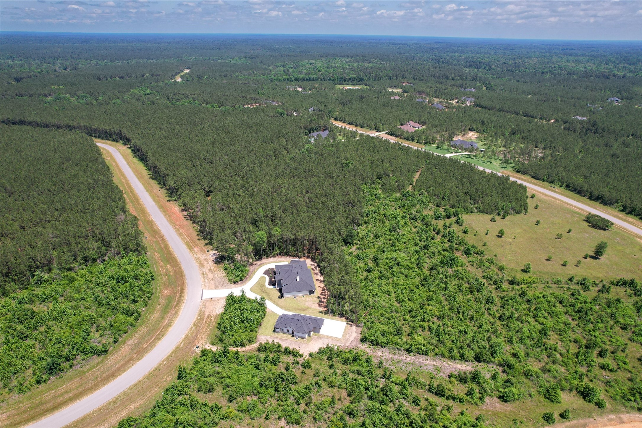 16081 Forest Mill Road Willis, TX 77378 - Photo 38 of 39 an aerial view of a house with a yard