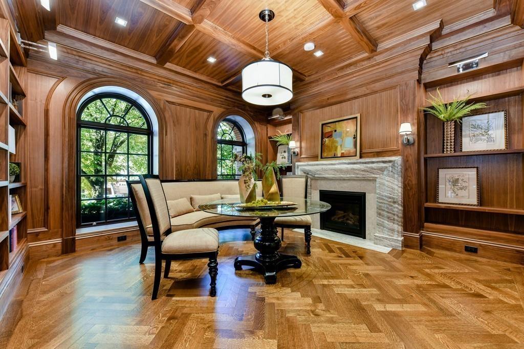 175 Beacon Street Boston, MA 02116 - Photo 5 of 35 a view of a big room with furniture chandelier and wooden floor