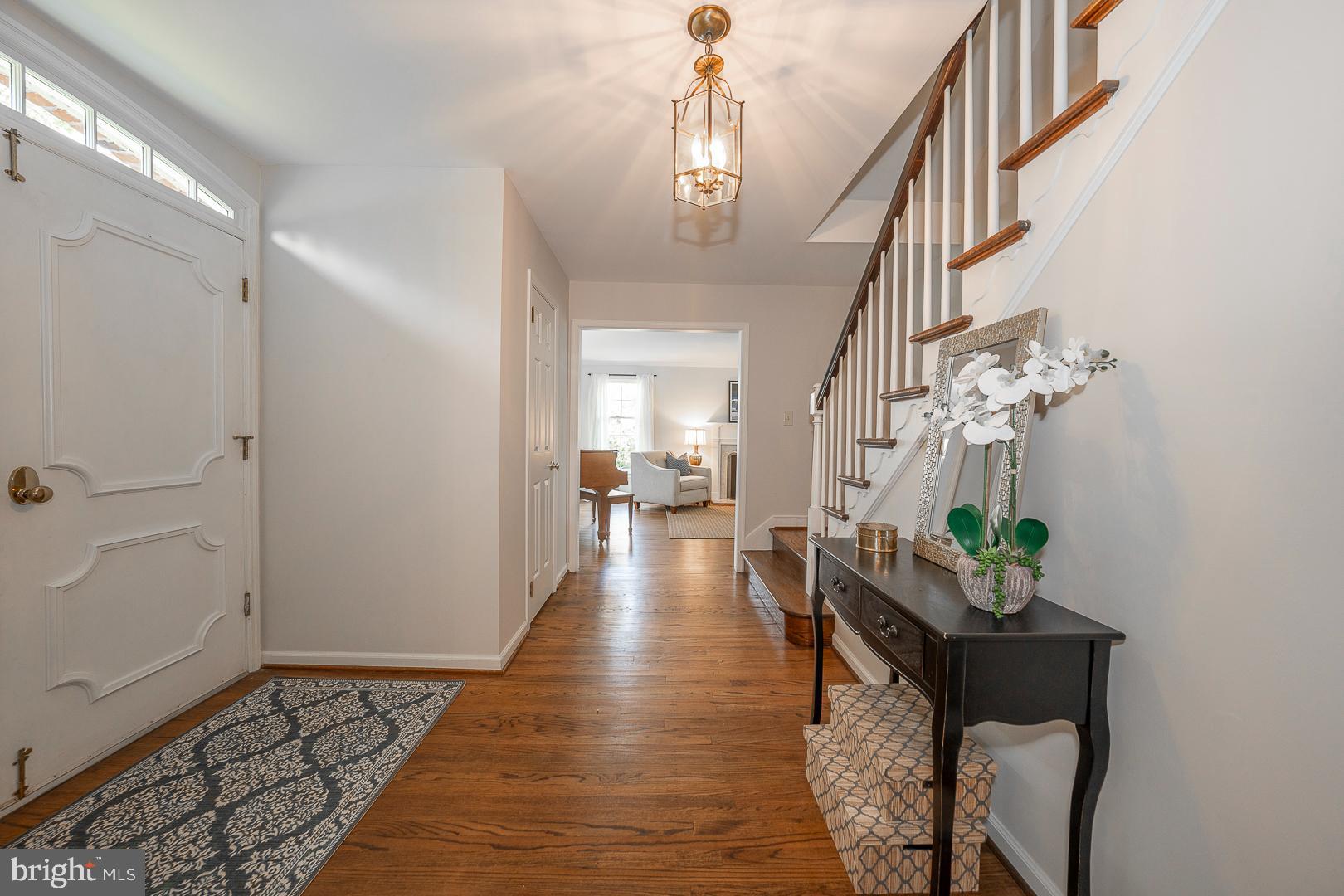 1117 Ivymont Road Bryn Mawr, PA 19010 - Photo 4 of 57 Entry hall with traverse staircase