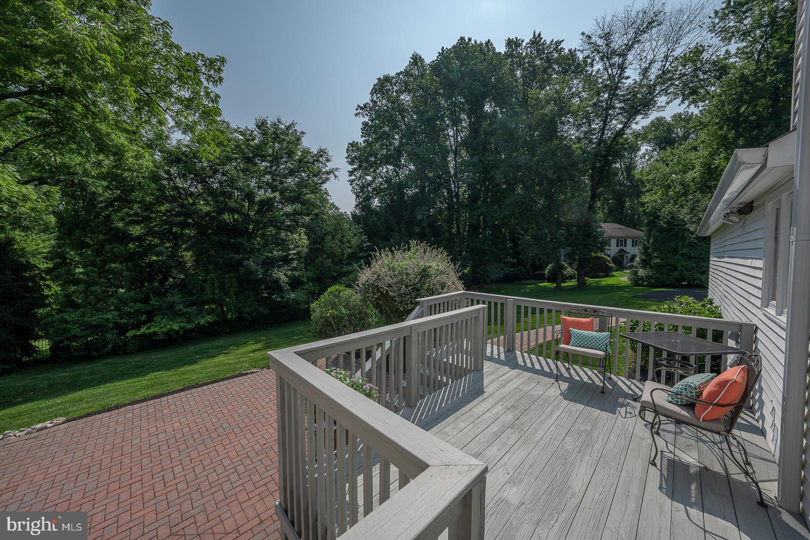 1117 Ivymont Road Bryn Mawr, PA 19010 - Photo 46 of 57 Deck and patio to enjoy back yard