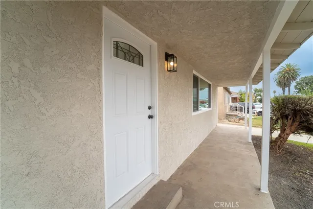 a view of a building with a street