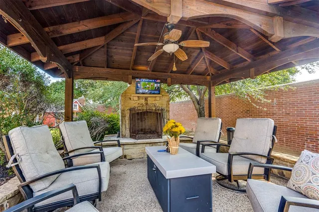 swimming pool with outdoor seating