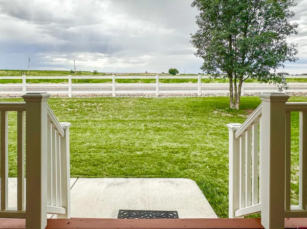 a view of an outdoor space and yard