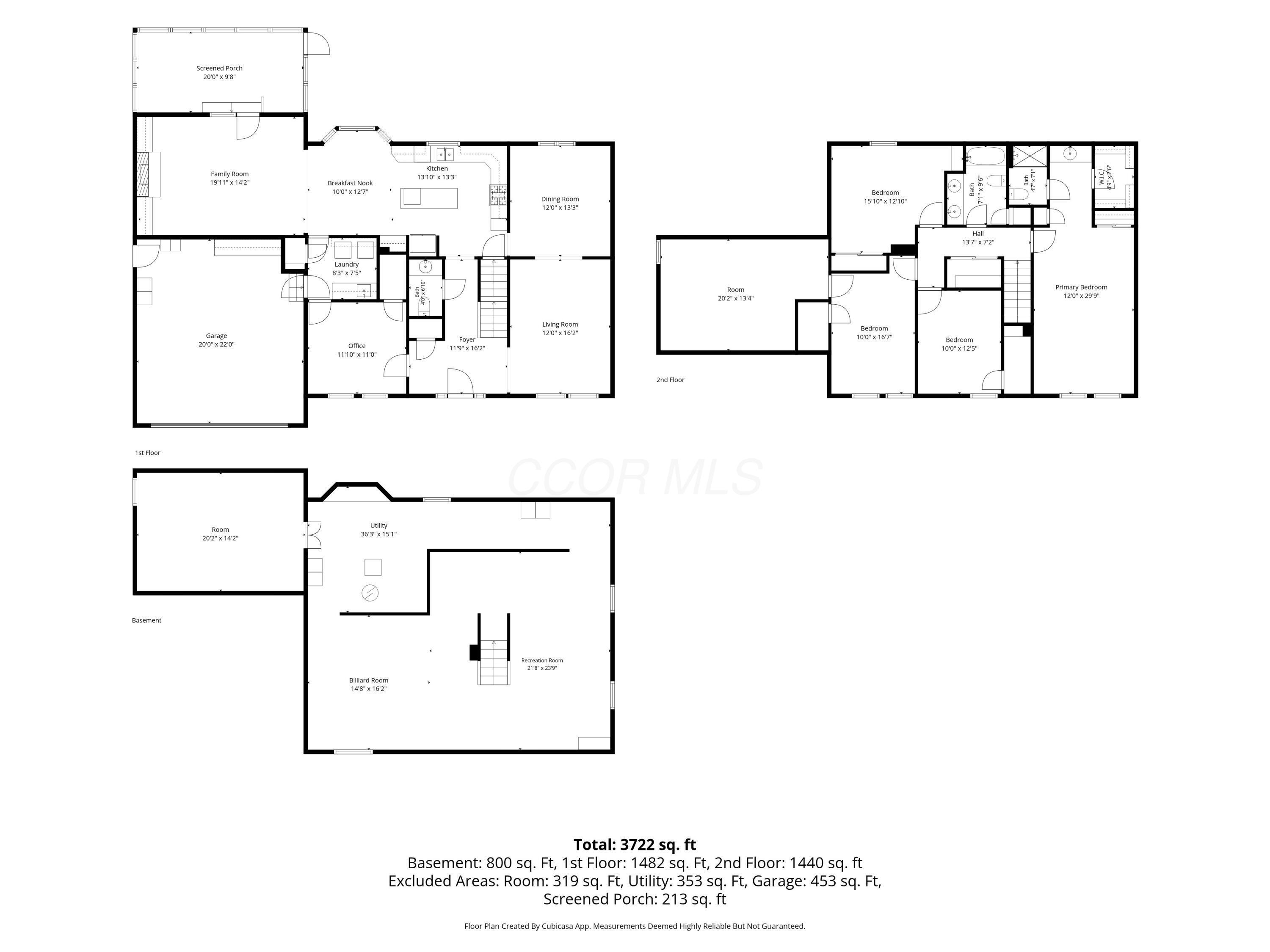 2310 Sandover Road Columbus, OH 43220 - Photo 55 of 55 Floor Plan