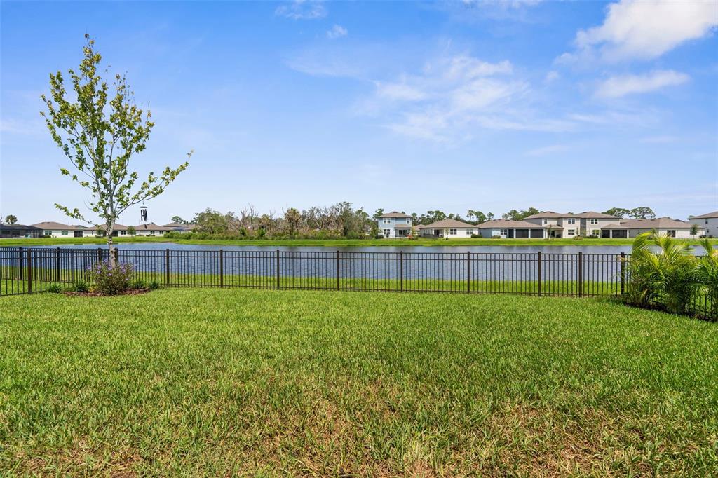 8756 Windlass Cove Palmetto, FL 34221 - Photo 6 of 50 a view of a yard with a big yard and potted plants