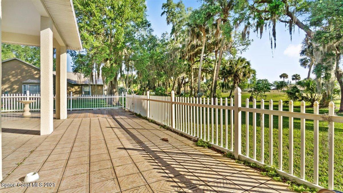 739 Seymour Road Northeast Palm Bay, FL 32905 - Photo 22 of 25 Large Fenced Patio