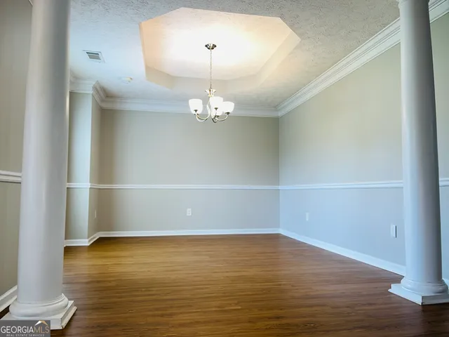 wooden floor in an empty room
