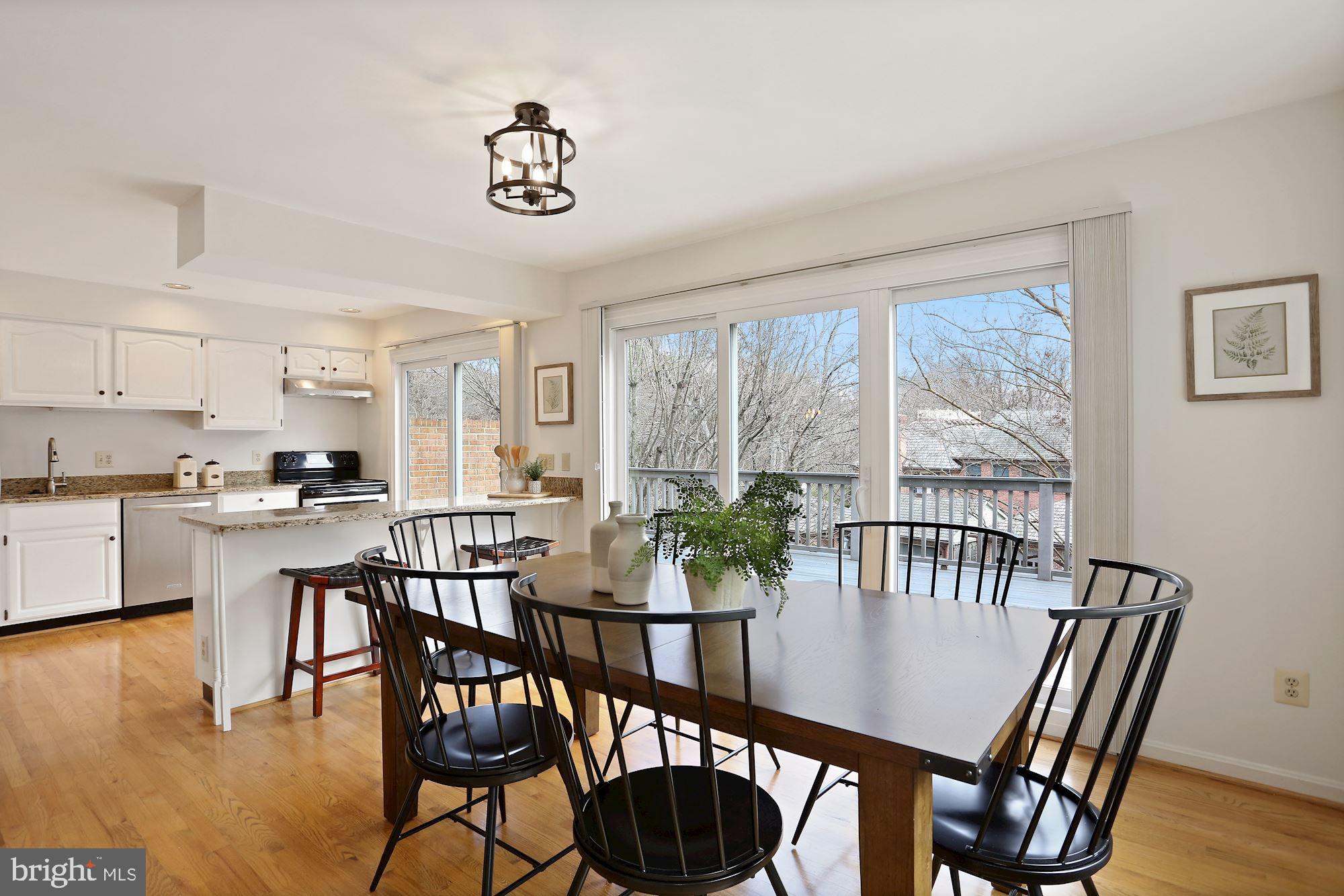 2677 Marcey Road Arlington, VA 22207 - Photo 15 of 43 New Sliding Glass Doors to New Deck
